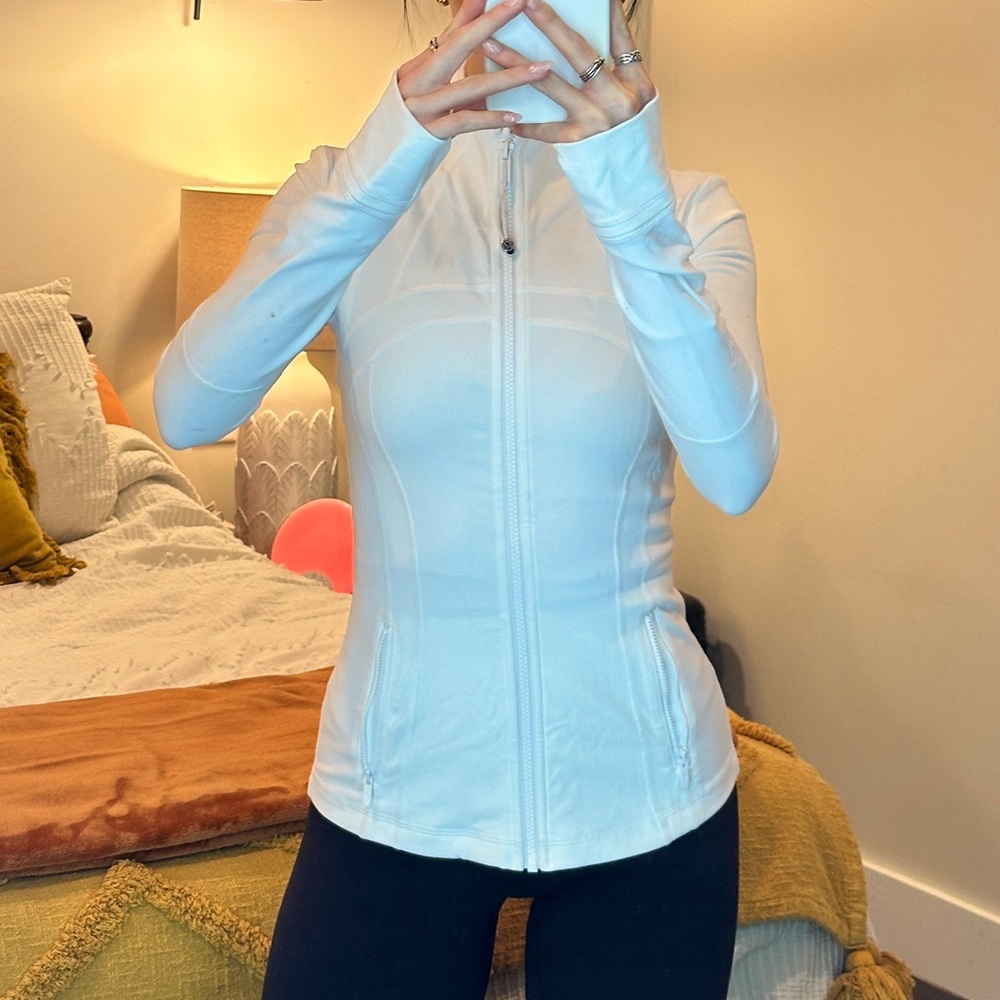 Lululemon Women's White Zip-Up